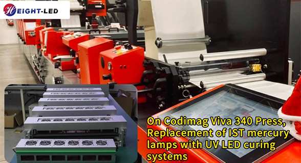 Replacement of IST mercury lamps with UV LED curing systems
