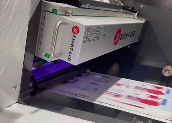 uv led curing for flexo machine